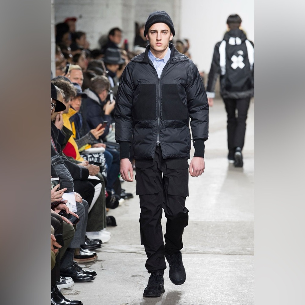 Junya Watanabe MAN 2018AW Runway Canada Goose Collab Black Puffer Down Jacket